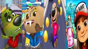 Subway Surfers VS Talking Dog: Puppy Surfs Runner VS Talking Tom Gold Run  Panda Panda Run Gameplay