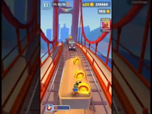 Subway Surfers on Samsung tab 6 Episode 8