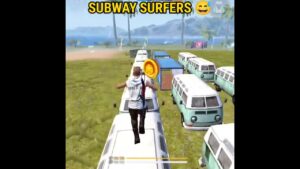 Subway surfers game in free fire -- free fire