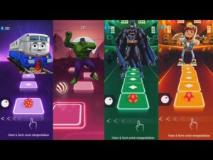 Thomas and Friends VS Hulk VS Batman VS subway surfers