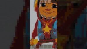 subway surfers Jack in Minecraft pixel art