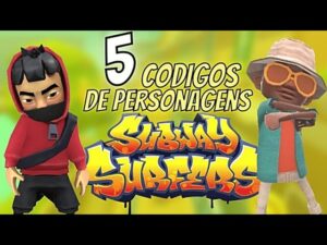 5 CODIGOS DE PERSONAGENS DO SUBWAY SURFERS