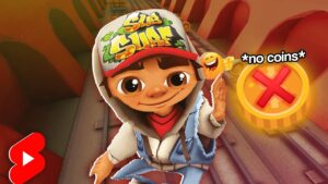 DESAFIO NO COINS no ROBLOX 😂 #shorts | subway surfers