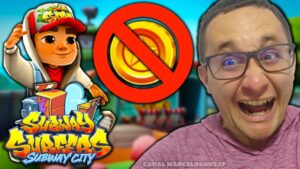 Desafio NO COINS no SUBWAY SURFERS Cidade do Metrô | Parte 1