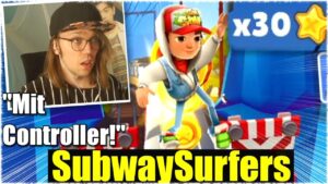 Ich spiele Subway Surfer mit Controller!