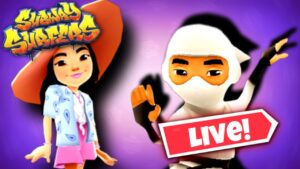 JOGANDO SUBWAY SURFERS (NO COINS TREINANDO) LIVE ON🔥