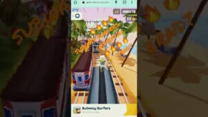 SUBWAY SURFERS GAMEPLAY #newgameshortsnewgameplay  #shorts #ERNDT BEST GAME