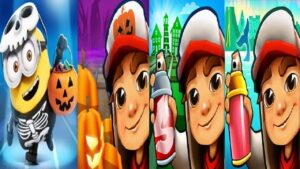 Subway Surfers Iceland VS Halloween Cambridge VS Despicable Me - Minion Rush GINGERBREAD HOUSE