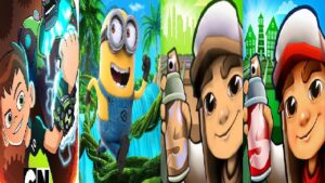 Subway Surfers Iceland VS Little Rock Ben 10: Up to Speed Despicable Me - Minion Rush PREHISTORIC