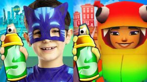 Subway Surfers Subway City 2022 Pride Yutani vs Pj Masks Subway Run Gameplay HD