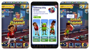 Subway Surfers Subway City Crew Gameplay