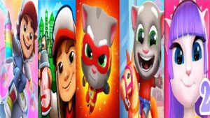 Subway Surfers Tag VS Subway Surfers VS My Talking Angela 2 VS Talking Tom Hero Dash VS TOM FUN FAIR
