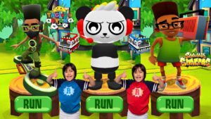 Tag with Ryan vs Subway Surfers World Tour Iceland - Fresh vs Combo Panda vs Super Runner Fresh