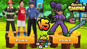 Tag with Ryan vs Subway Surfers World Tour Subway City - Super Runner Yutani Unlocked - Gameplay