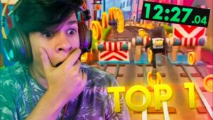 12 MINUTOS DE NO COIN - REAGINDO AO TOP 1 - SUBWAY SURFERS