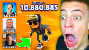 ClashGames KNACKT SUBWAY SURFERS HIGHSCORE von JEDEM YOUTUBER! 😱(Icrimax, Standart Skill…)