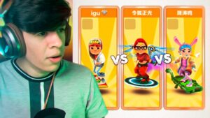 HUMILHANDO NO SUBWAY SURFERS MULTIPLAYER