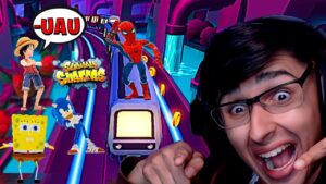 JOGUEI MOD MAIS INSANO DO SUBWAY SURFERS E VEJA Isso😱As Skins Mais Incríveis do Jogo! 💥Chaves Games💥