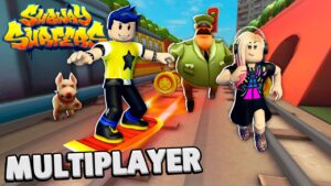 ⚡ Jogamos SUBWAY SURFERS Versão MULTIPLAYER no Roblox