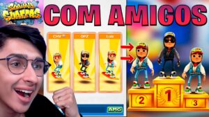 😱Joguei Subway Surfers com MEUS AMIGOS no Multiplayer !! com@Dopzy Gamer  e Srluiz💥Chaves Games💥