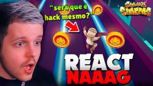 😱 REAGI AO PROPLAYER Nº 1 DE SUBWAY SURFERS 🏆 @Naaag  ‹ KHORTEX ›