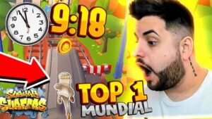 REAGINDO AO BRASILEIRO QUE FEZ 9 MINUTOS DE NO COIN !! - SUBWAY SURFERS