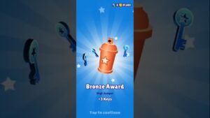 Subway Surfers Collect Bronze Award(High Jumper) Achievement
