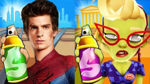 Subway Surfers Greece 2022 Zoe Curly Outfit vs Spider Man Andrew Garfield Subway Run Gameplay HD