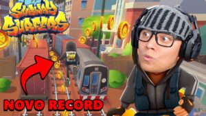 Subway Surfers NO COINS quebrei meu record...
