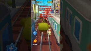 Subway surfers como ficar com poeira nós pés bug #shorts #viral