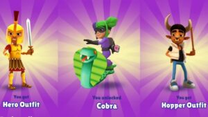 Unlocking Cobra, Hero Outfit & Hopper Outfit Subway Surfers Greece