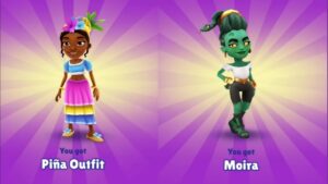 Unlocking Moira & Ramona Pina Outfit Subway Surfers Greece