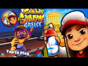 iGameMix👩‍🚒SUBWAY SURFERS GREECE MISS MAIA FULLSCREEN👏KID GAMEPLAY#195