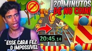 20 MINUTOS DE NO COIN! REAGI AO RECORDE MUNDIAL DO SUBWAY SURFERS!