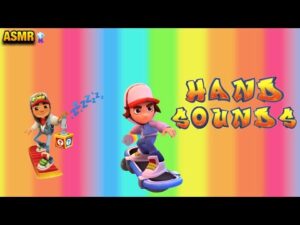 ASMR - JOGANDO SUBWAY SURFERS TAG 🛹🔥 SONS COM AS MÃOS 🖐🏼🖐🏾 (blue yeti)