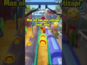Áudios engraçados + Subway Surfers 💥Ele tá usando atizapi😱😳 #shorts