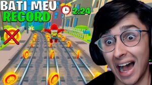 BATI MEU RECORD no NO COIN SUBWAY SURFERS!! 😱As MELHORES JOGADAS do NO COIN💥Chaves Games💥