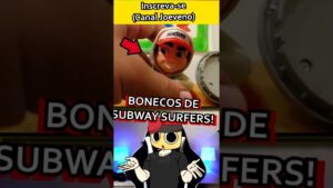 BONECOS DO SUBWAY SURFERS OFICIAIS #Shorts