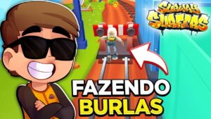 CONSEGUI FAZER BURLA NA PRIMEIRA VEZ JOGANDO SUBWAY SURFERS