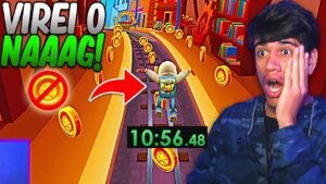 FIQUEI UMA SEMANA SEM JOGAR SUBWAY SURFERS E VOLTEI FAZENDO O IMPOSSÍVEL!