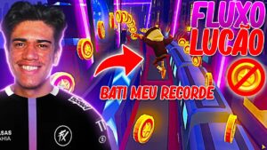 💜FLUXO LUCÃO? FINGI SER DO FLUXO NO SUBWAY SURFERS E BATI MEU RECORDE NO COIN!