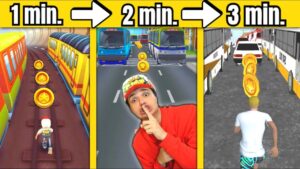 JOGUEI AS PIORES VERSÕES DE SUBWAY SURFERS TODA VEZ QUE EU PERDIA !!