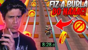 ME DERAM 10 CHANCES PRA EU BATER MEU RECORDE NO SUBWAY SURFERS NO COIN!
