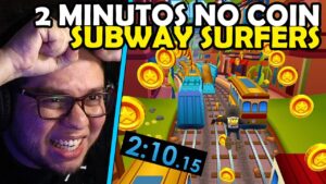 MEU RECORDE DE 2 MINUTOS no NO COIN do Subway Surfers
