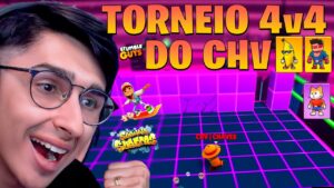 MEU TORNEIO 4v4 e No COIN SUBWAY SURFERS💫Jogando STUMBLE GUYS com Inscritos💫Chaves Games💫