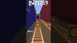 Minecraft, But It's Subway Surfers! #Shorts