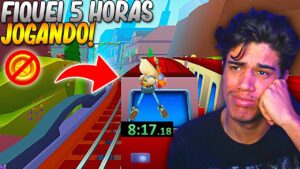 O VIDEO SÓ ACABA QUANDO EU BATER MEU RECORDE NO SUBWAY SURFERS! (QUASE IMPOSSÍVEL)