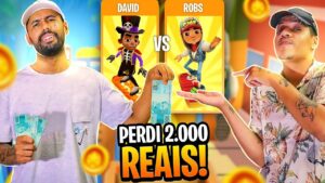 😭😭  PERDI 2 MIL REAIS NO SUBWAY SURFERS - DASAFIO APOSTADO INSANO!!!