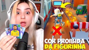 SUBWAY SURFERS NO COIN mas NÃO POSSO TOCAR NA COR PROIBIDA DA FIGURINHA DA COPA!! IMPOSSIVEL KKKK