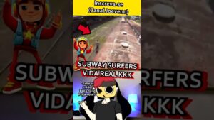 SUBWAY SURFERS VIDA REAL (NINJA FLOW SINISTRO SE INSCREVE NELE) #Shorts